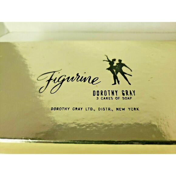 Vintage Dorothy Gray "Figurine" 3 Bar Soap Set in Original Box Rare U34 - Picture 5 of 5